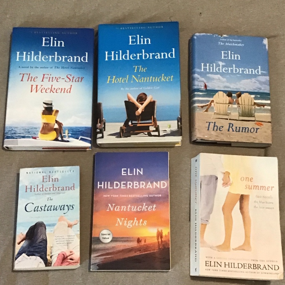 6 Used Elin Hilderbrand books